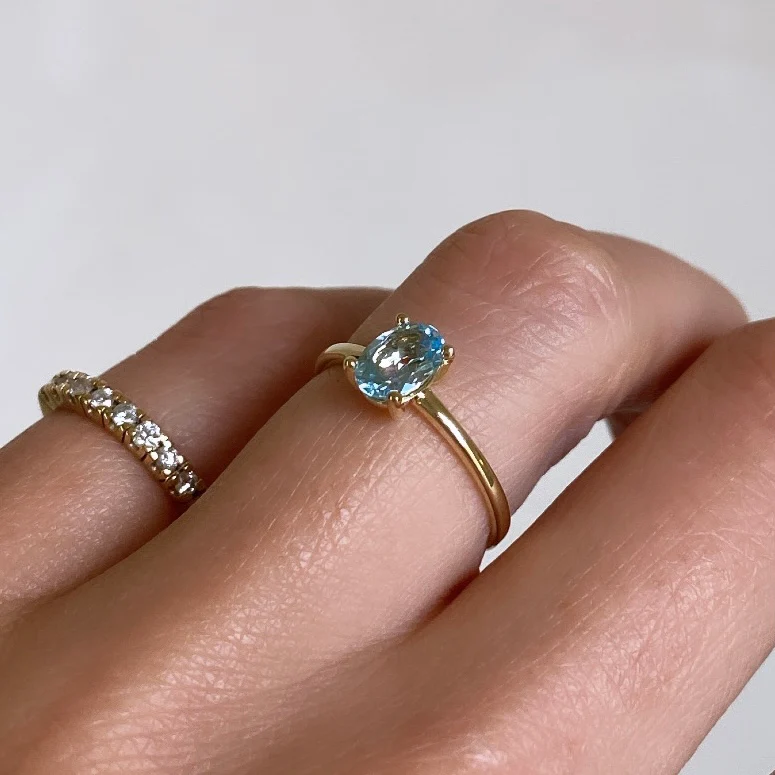 Topaz Oval Ring - Image 4