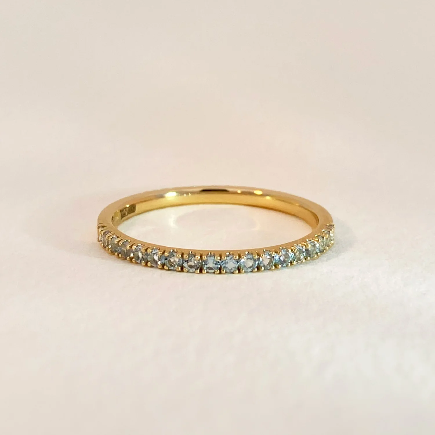Topaz Row Ring