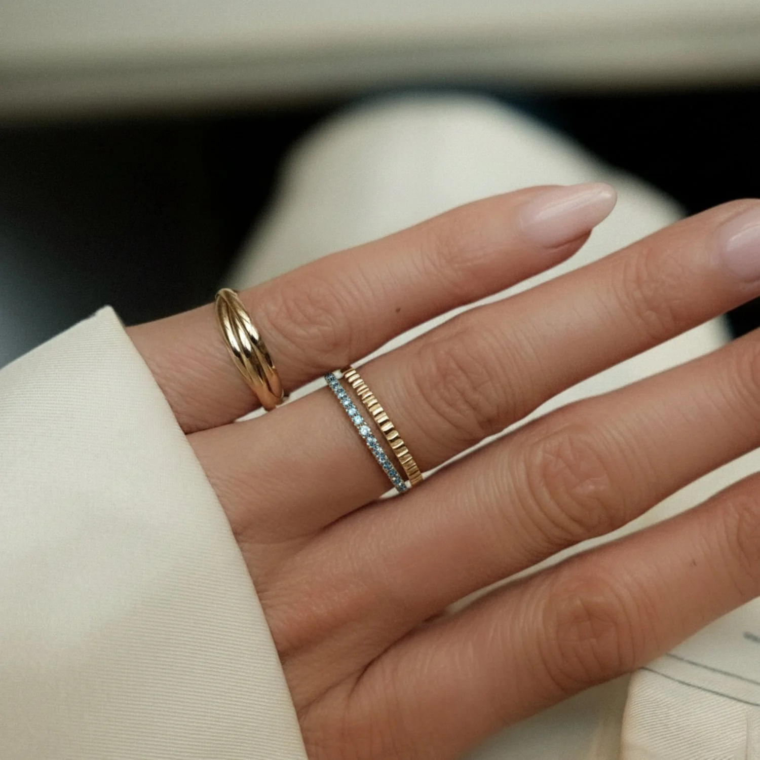 Topaz Row Ring - Image 4