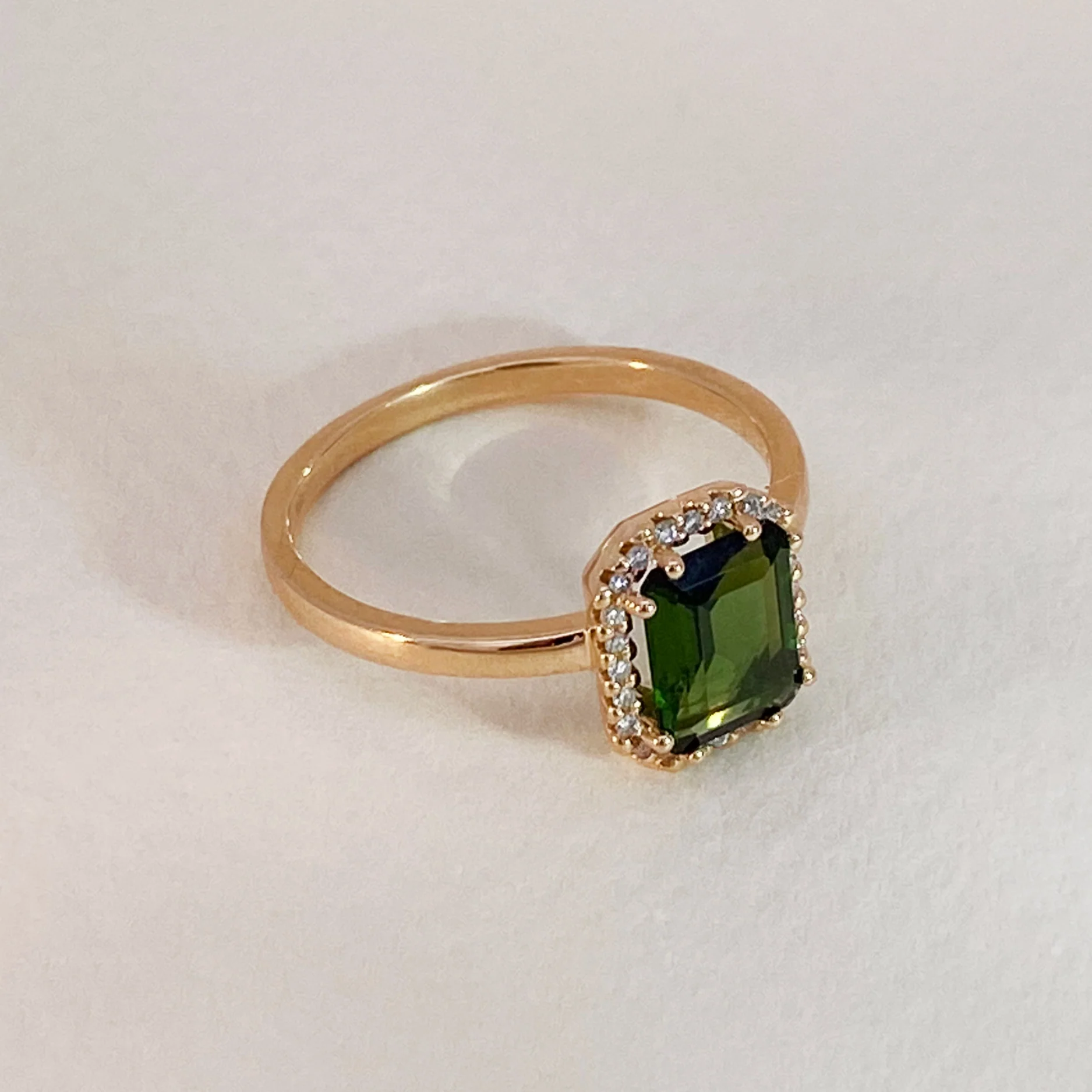 Tourmaline & Diamonds Ring - Image 5
