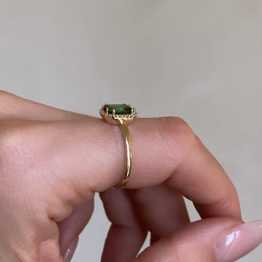 Tourmaline & Diamonds Ring - Image 7