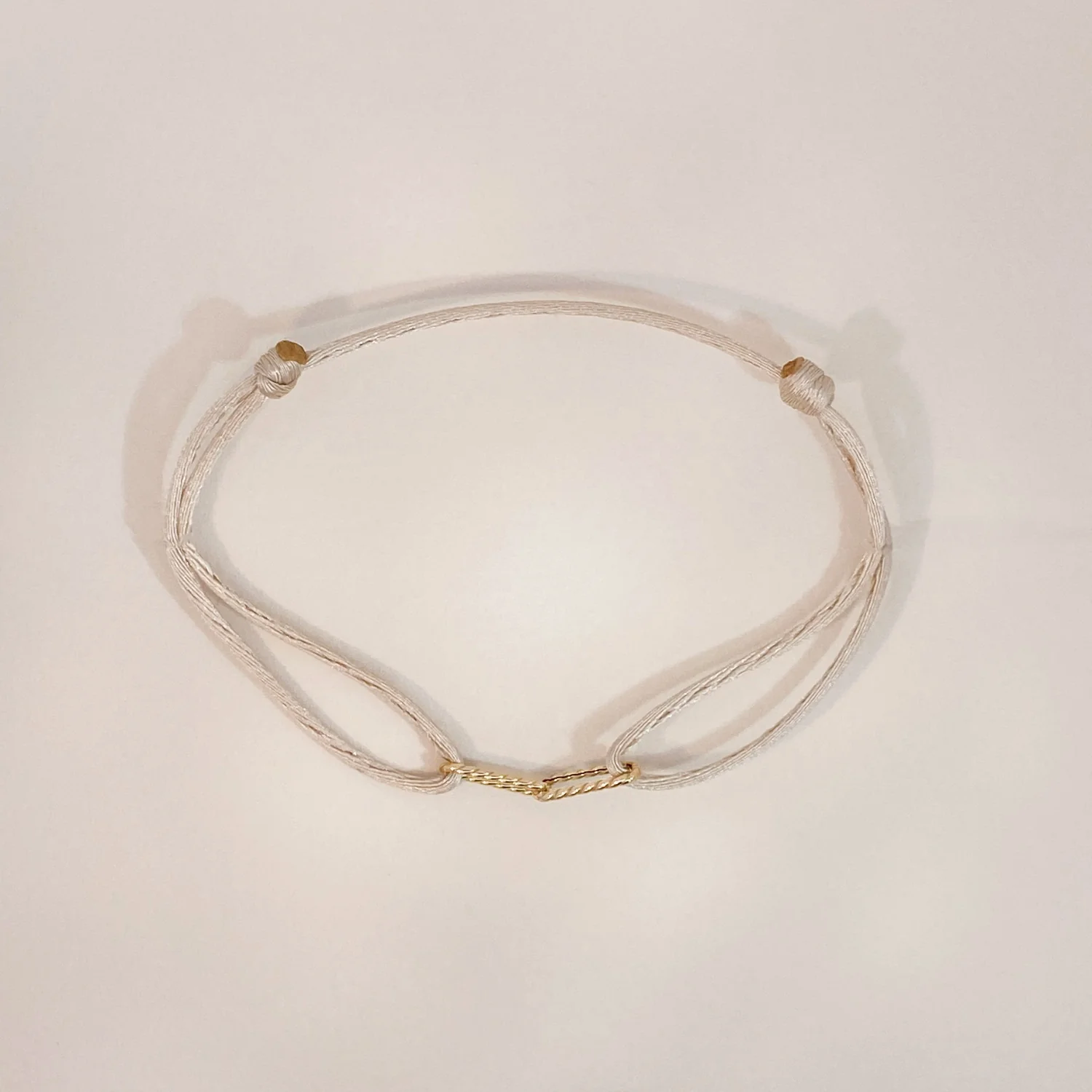 Twisted Link Satin Bracelet - Image 3