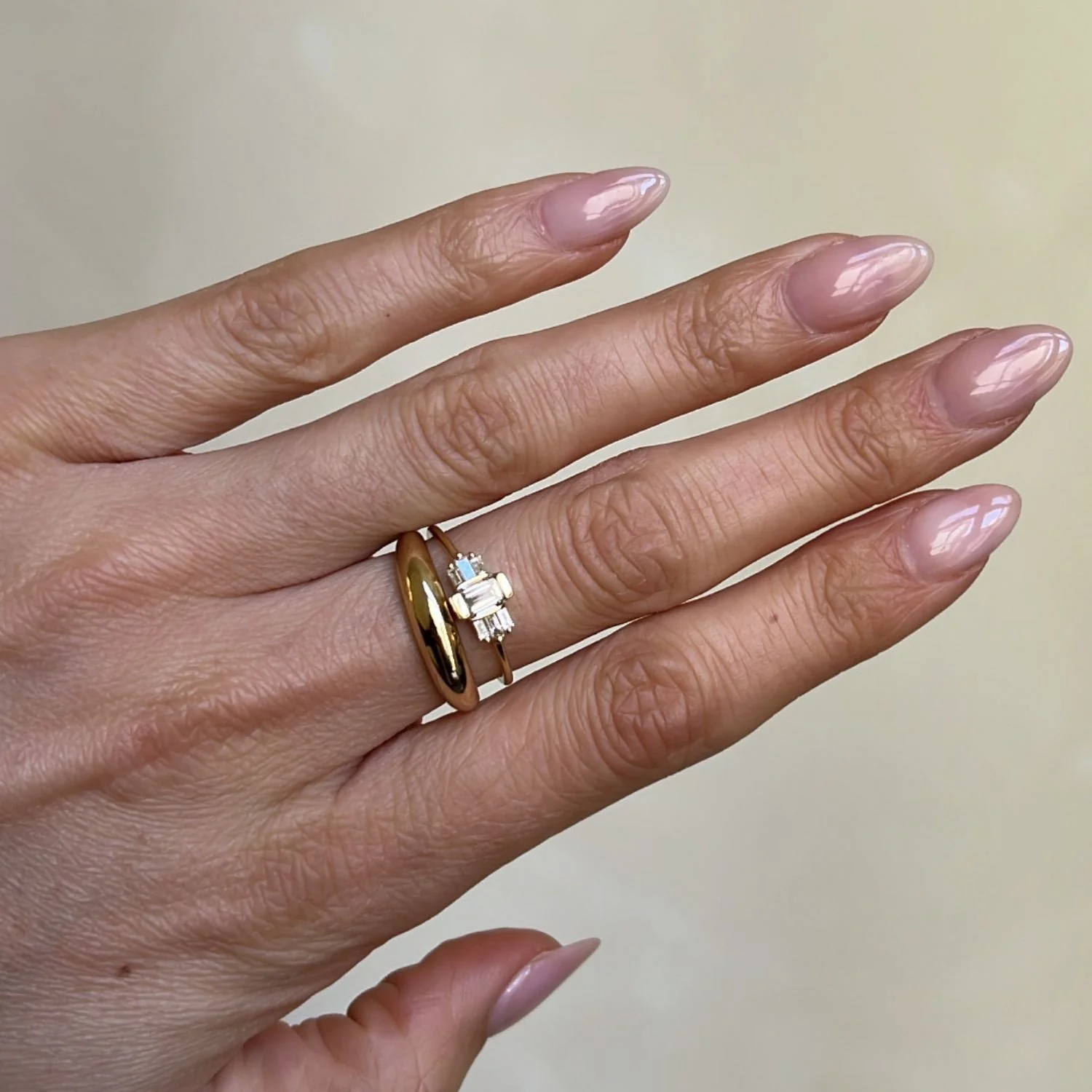 Unique Baguette Diamond Ring - Image 2