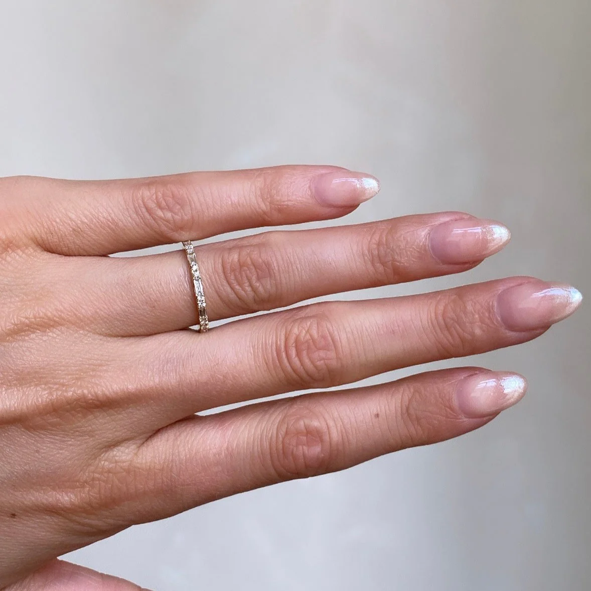 Unique Diamond Row Ring - Image 2