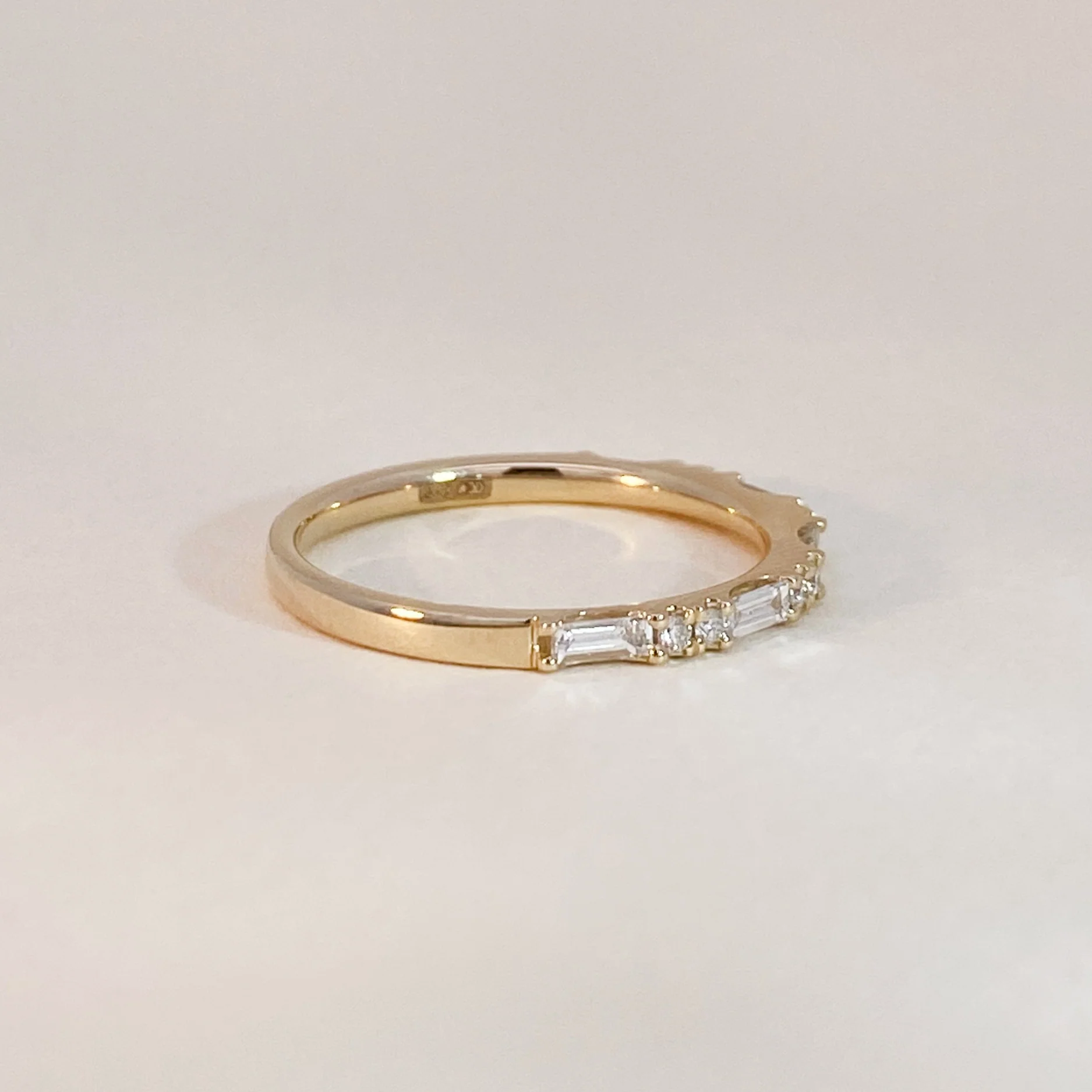 Unique Diamond Row Ring - Image 3