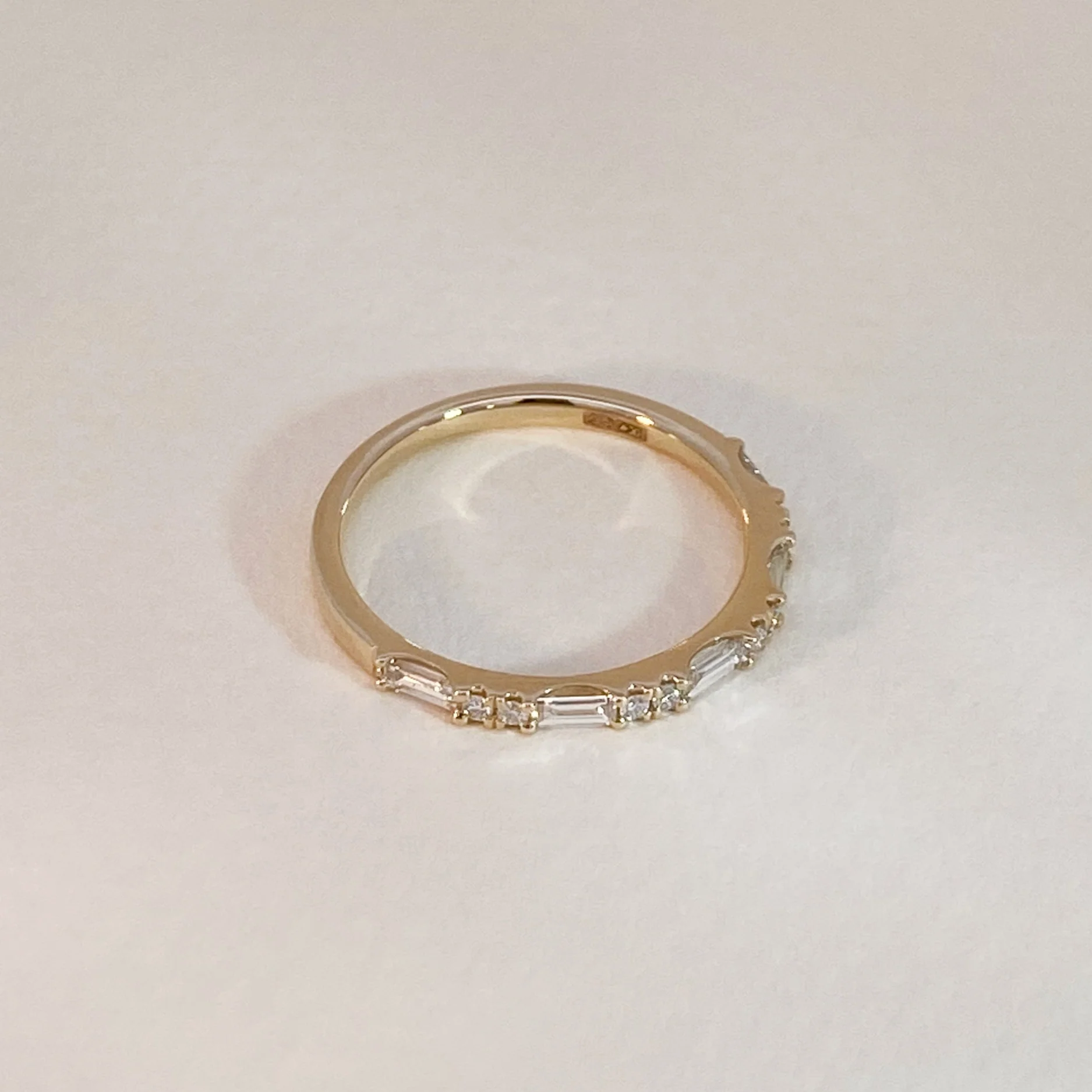 Unique Diamond Row Ring - Image 4