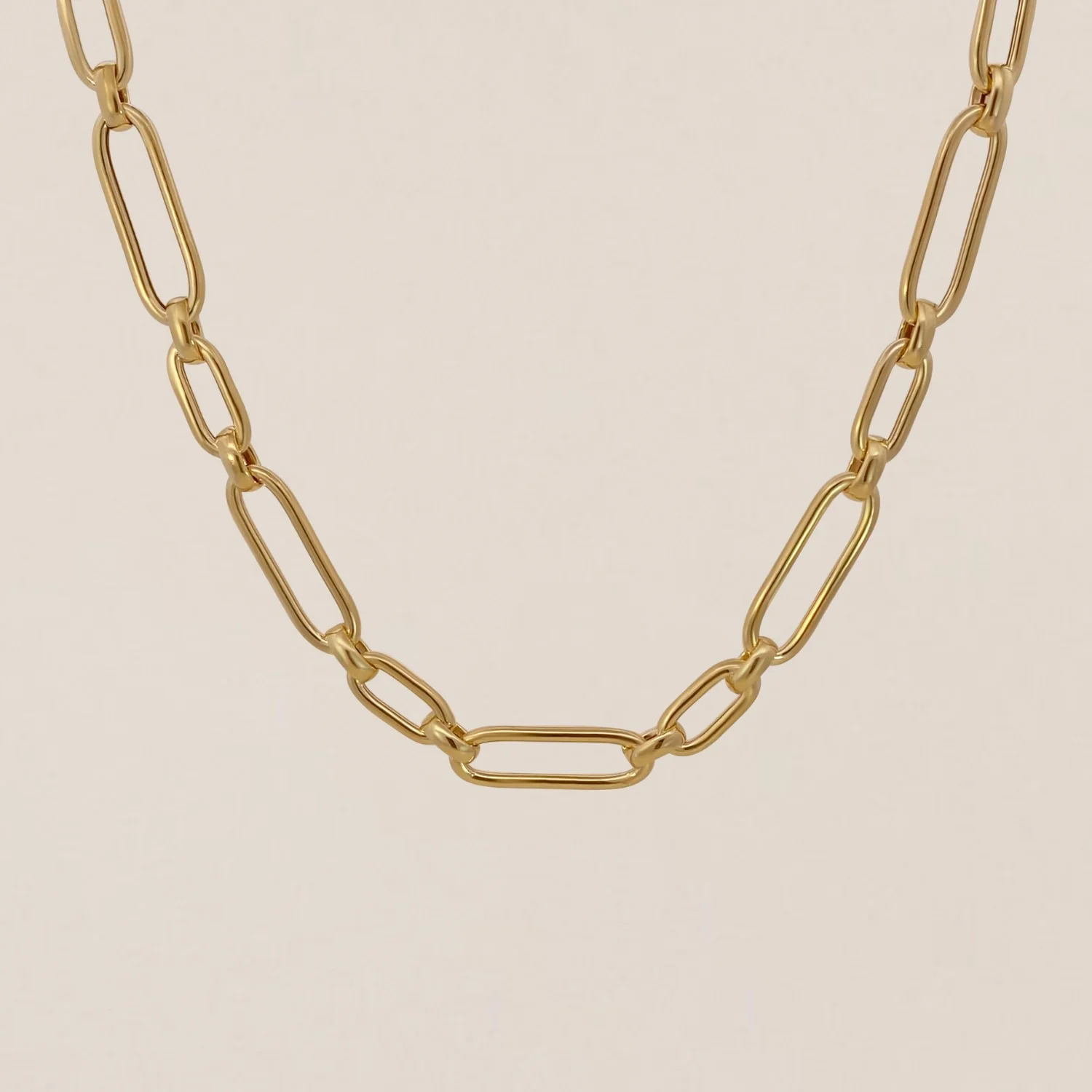 Unique Paperclip Link Necklace