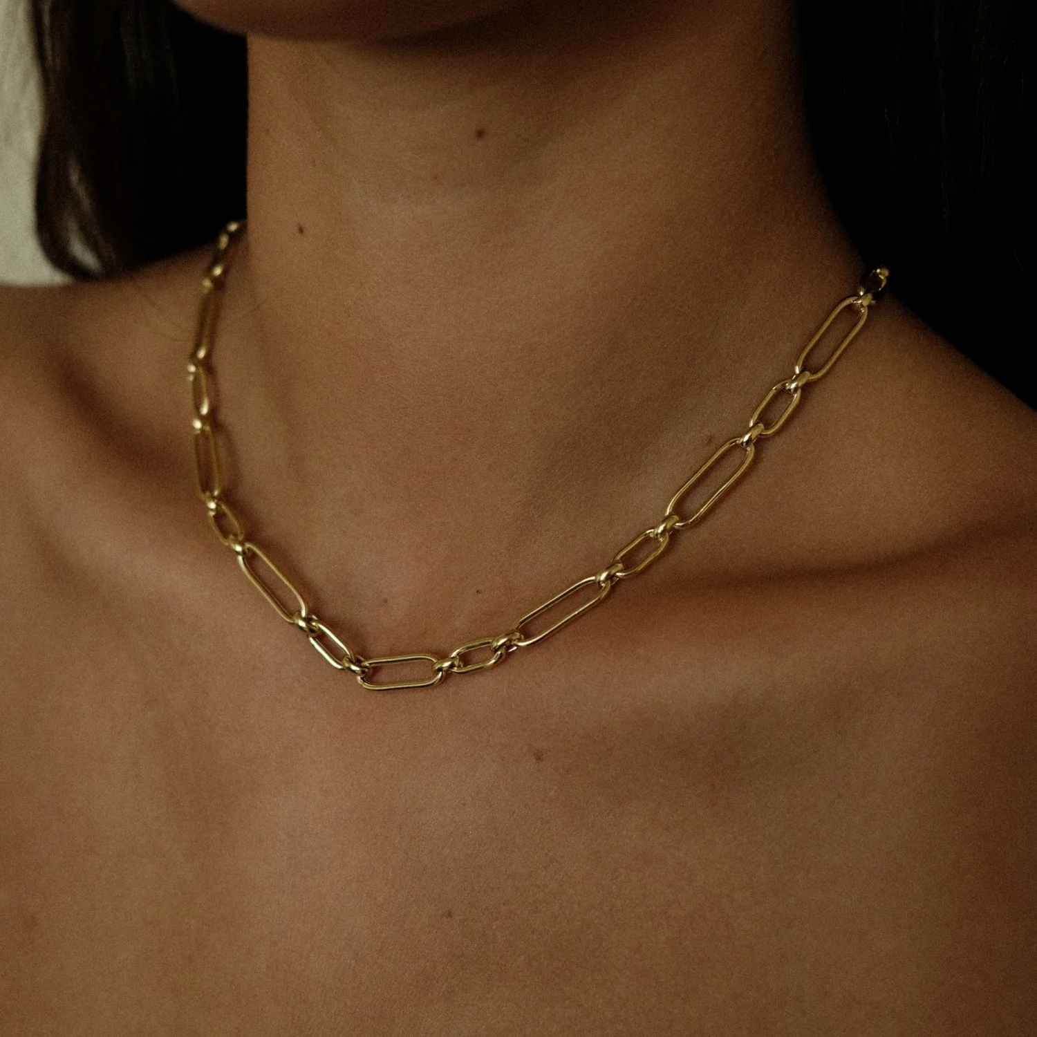 Unique Paperclip Link Necklace - Image 2