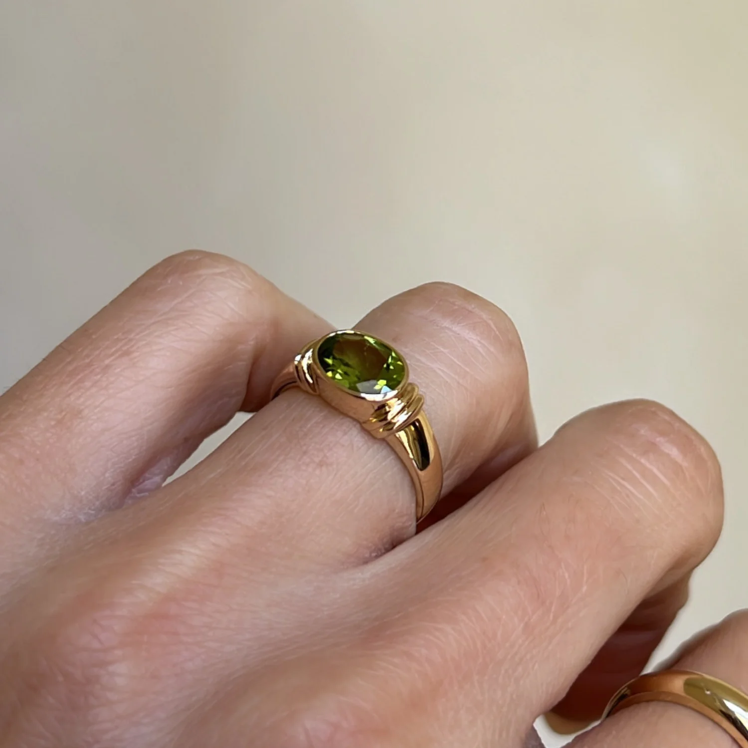 Unique Peridot Ring - Image 4