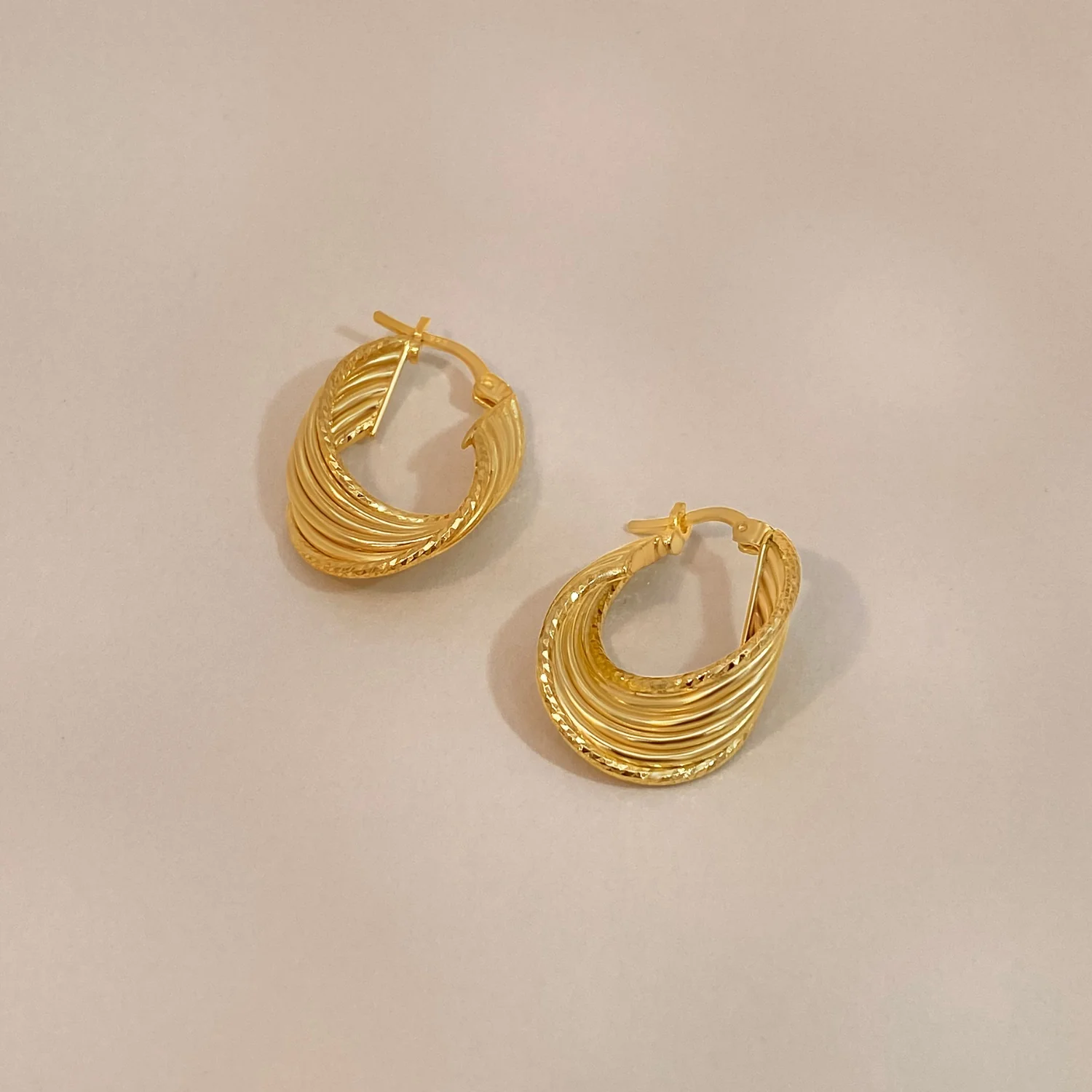 Unique Twist Hoops - Image 3