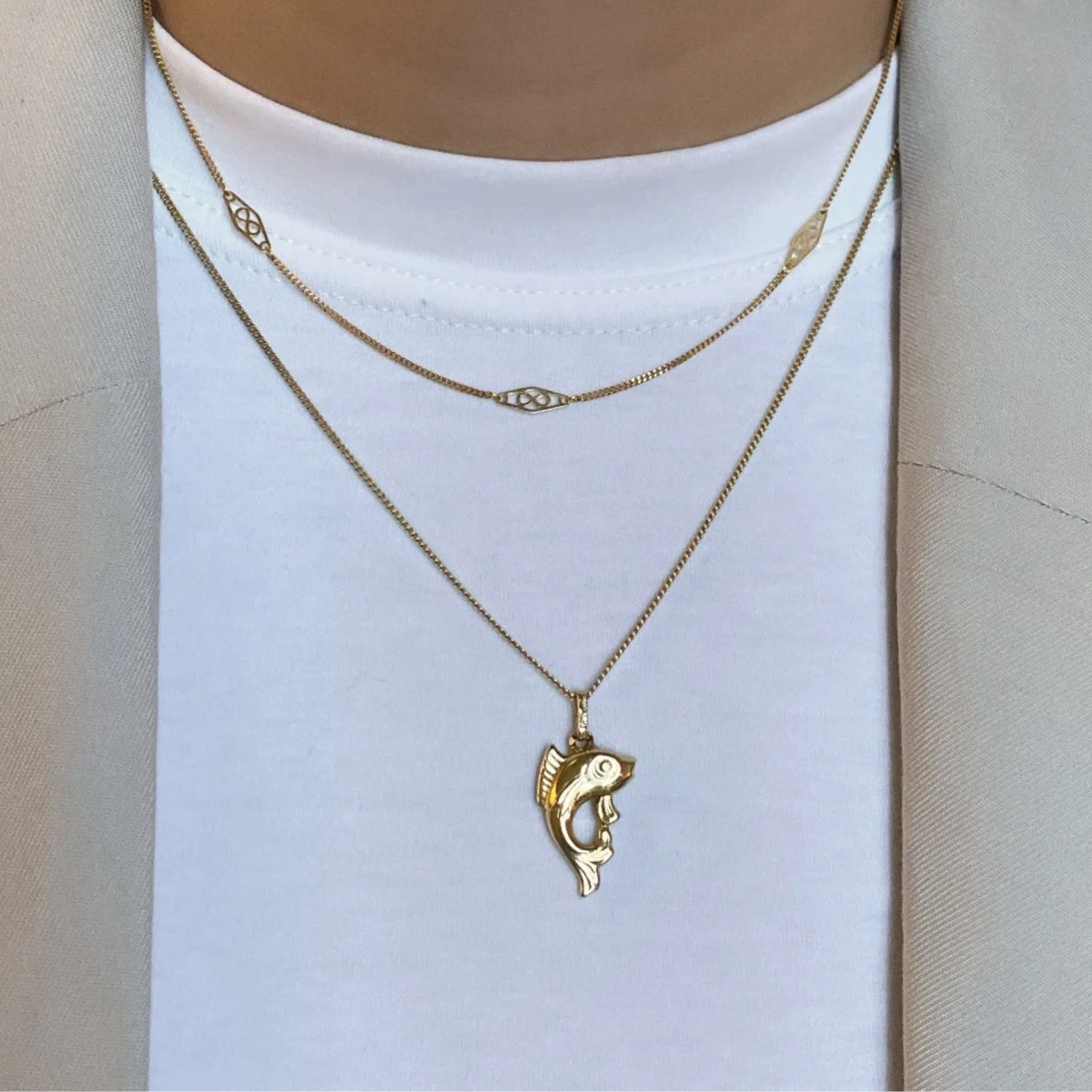 Vintage Fish Pendant - Image 2