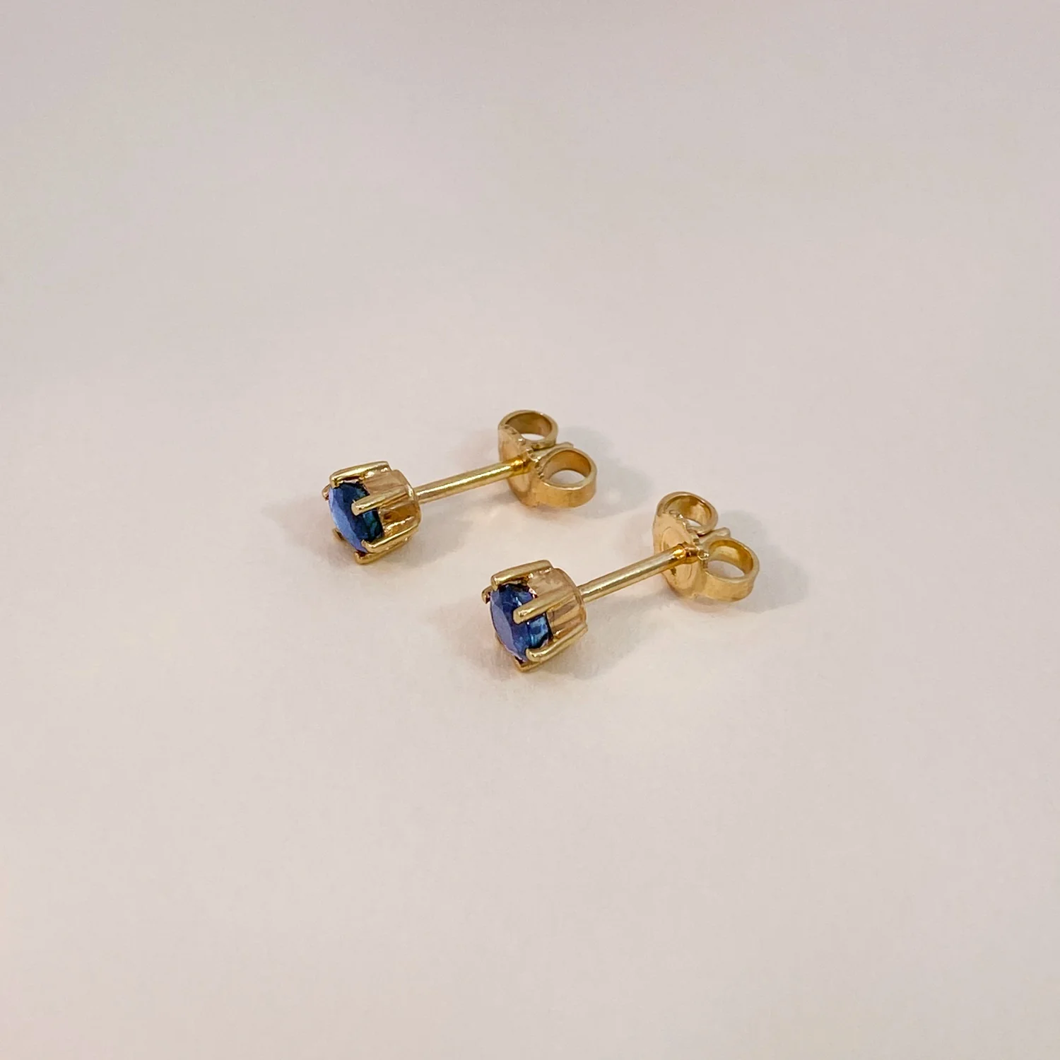 Vintage Sapphire Studs - Image 3