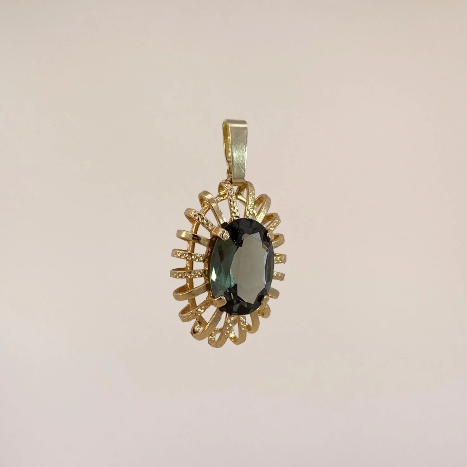 Vintage Tourmaline Pendant - Image 3