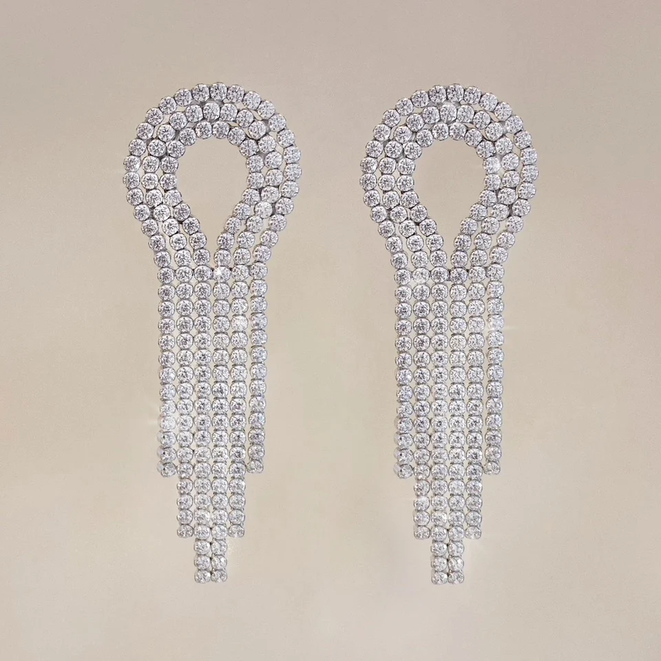 Waterfall Statement Earrings