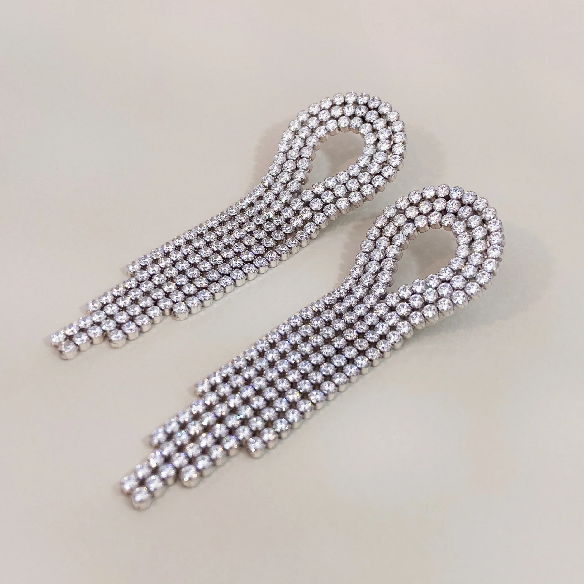 Waterfall Statement Earrings - Image 3